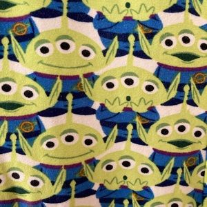 LulaRoe RARE Toy Story Alien OS Leggings